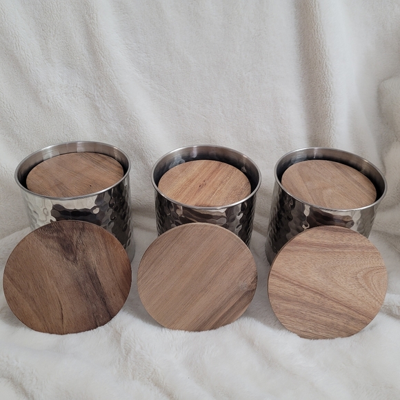 COPY - COPY - Uncommon James Nested Silver Canisters - Picture 5 of 5